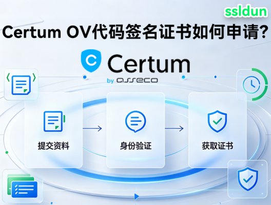 Certum OV代码签名证书如何申请?